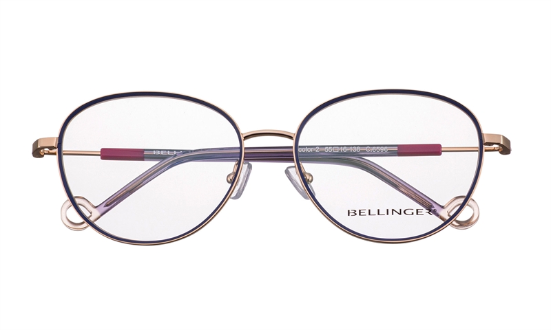 BELLINGER INCOLOR-2 Brillestel (Form: Summerbird - Farve: Lilla)