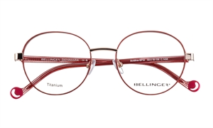 BELLINGER BOLDLINE-SP12 Brillestel (Form: Firkantet - Farve: Rød)