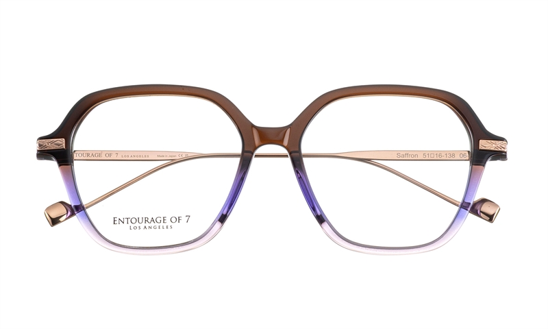 ENTOURAGE OF 7 SAFFRON Brillestel (Form: Summerbird - Farve: Lilla)