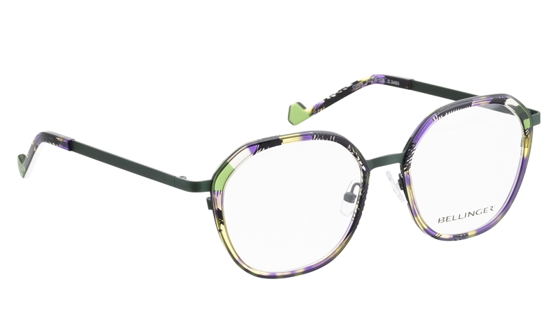 BELLINGER CICULA Brillestel (Form: Summerbird - Farve: Grøn)