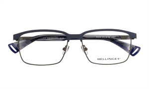 BELLINGER ZOOM-2 Brillestel (Form: Firkantet - Farve: Blå)