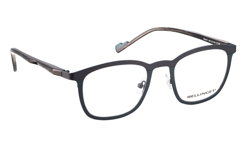 BELLINGER RACE-2 Brillestel (Form: Panto - Farve: Grå)