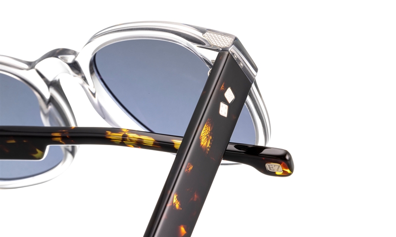 ENTOURAGE OF 7 BEACON-XL Solbrille (Form: Panto - Farve: Transparent)