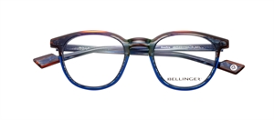BELLINGER SEAFIRE Brillestel (Form: Panto - Farve: Blå)