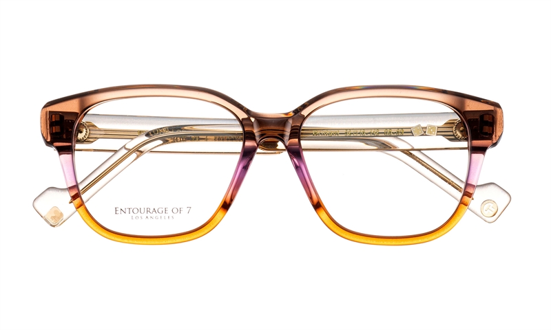 ENTOURAGE OF 7 BRIDGET Brillestel (Form: Firkantet - Farve: Brun)