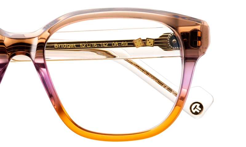 ENTOURAGE OF 7 BRIDGET Brillestel (Form: Firkantet - Farve: Brun)