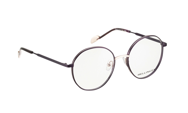 BELLINGER KARA-6 Brillestel (Form: Rund - Farve: Lilla)