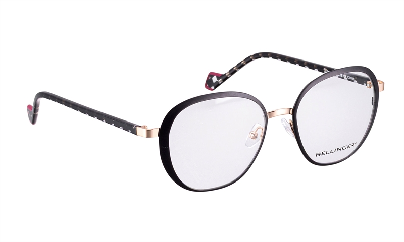 BELLINGER ELLIPSE-4 Brillestel (Form: Summerbird - Farve: Sort)