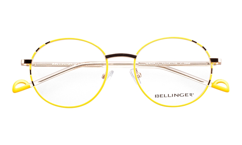 BELLINGER SPARKLE-2 Brillestel (Form: Rund - Farve: Gul)
