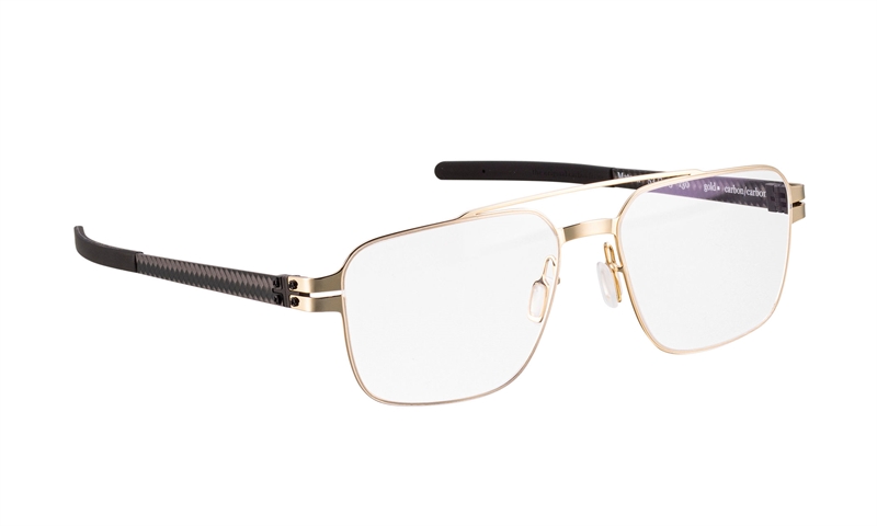 BLAC MATSON Brillestel (Form: Firkantet - Farve: Guld)