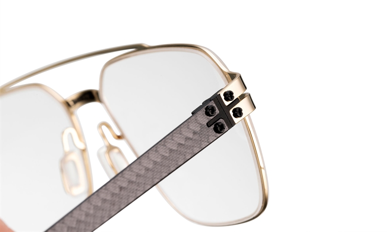 BLAC MATSON Brillestel (Form: Firkantet - Farve: Guld)