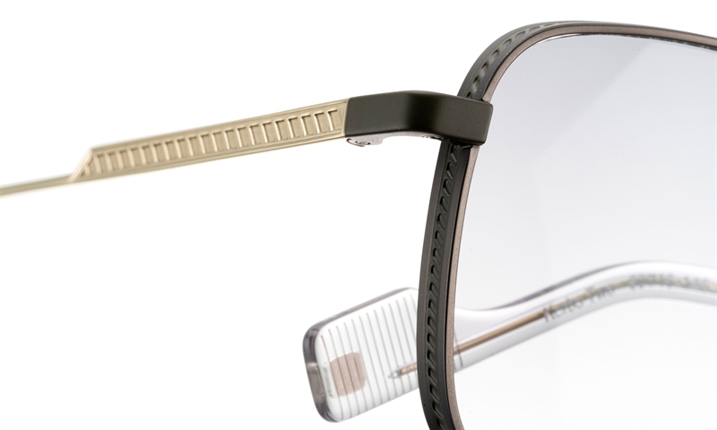 ENTOURAGE OF 7 KERBS-TWO Brillestel (Form: Firkantet - Farve: Grå)