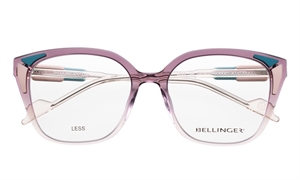 BELLINGER LESS-ACE-2419 Brillestel (Form: Cat Eye - Farve: Lilla)