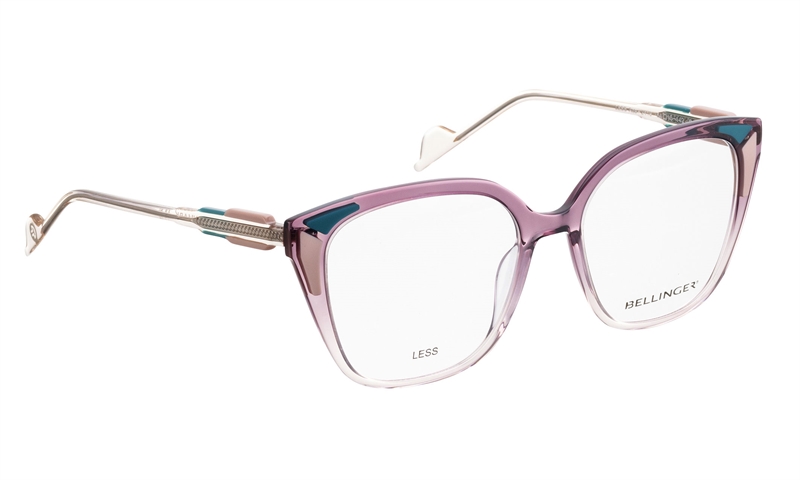 BELLINGER LESS-ACE-2419 Brillestel (Form: Cat Eye - Farve: Lilla)
