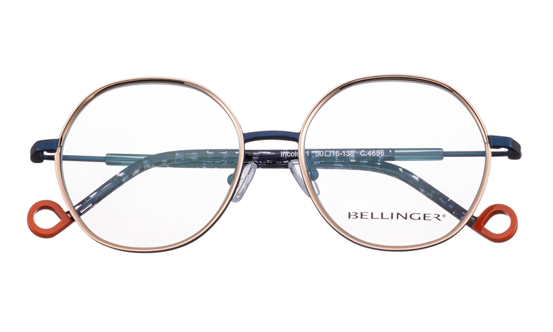 BELLINGER INCOLOR-1 Brillestel (Form: Summerbird - Farve: Blå)