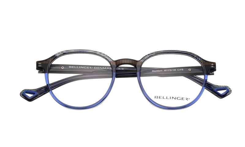BELLINGER BLACKBURN Brillestel (Form: Panto - Farve: Blå)
