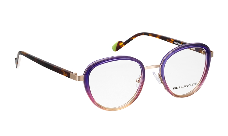 BELLINGER ACEELLIPSE-1 Brillestel (Form: Cat Eye - Farve: Lilla)