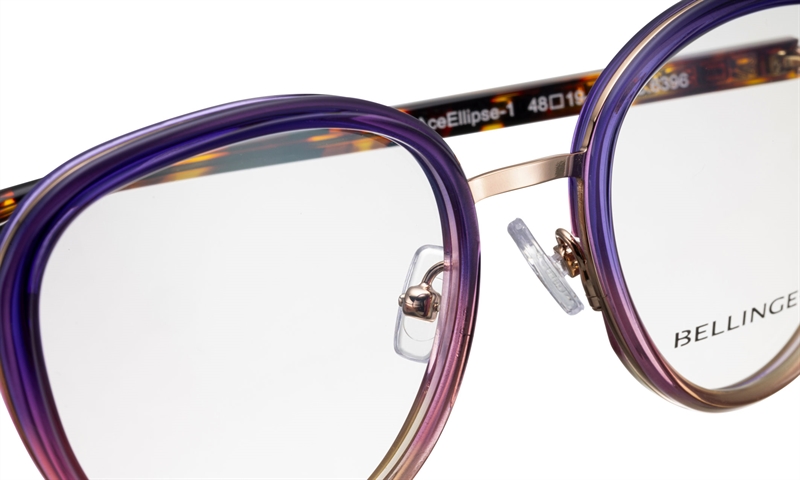 BELLINGER ACEELLIPSE-1 Brillestel (Form: Cat Eye - Farve: Lilla)