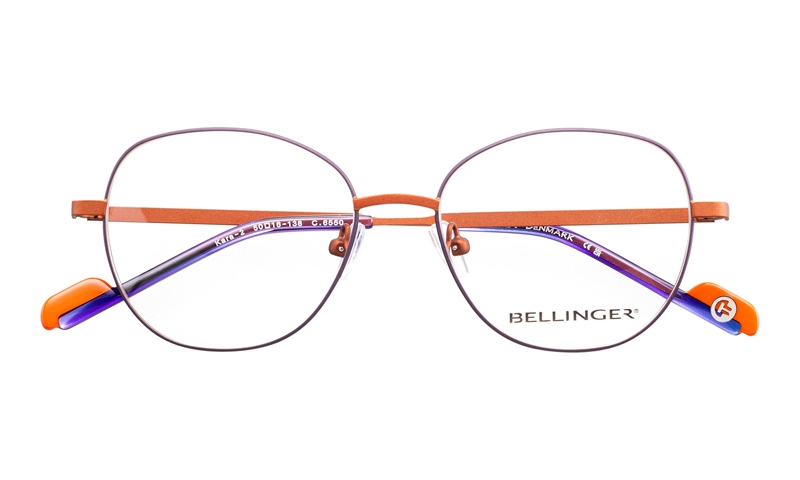 BELLINGER KARA-2 Brillestel (Form: Summerbird - Farve: Lilla)