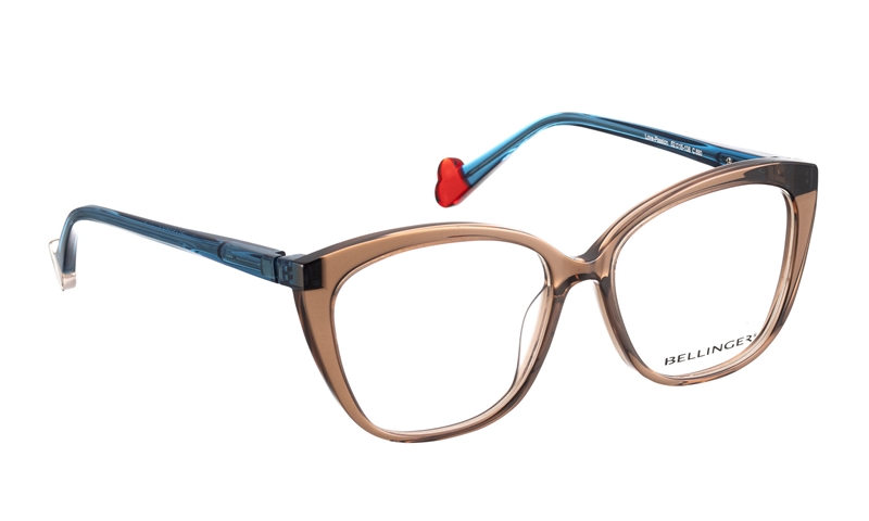 BELLINGER LOVE-PASSION Brillestel (Form: Cat Eye - Farve: Lilla)
