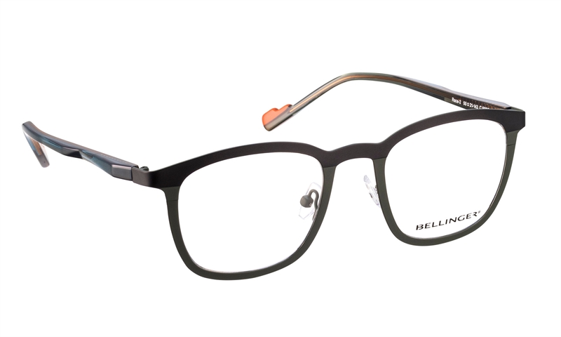 BELLINGER RACE-2 Brillestel (Form: Panto - Farve: Sort)