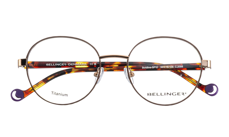 BELLINGER BOLDLINE-SP12 Brillestel (Form: Firkantet - Farve: Brun)