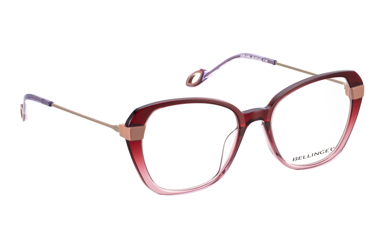 BELLINGER LESS-2480 Brillestel (Form: Summerbird - Farve: Rød)