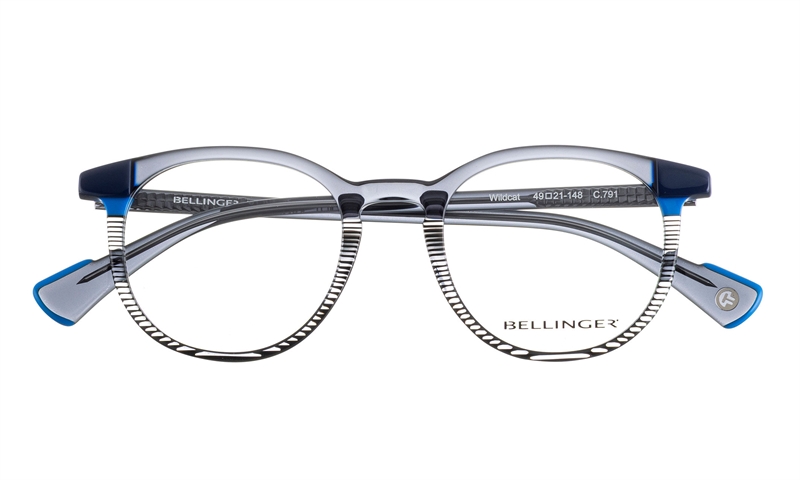 BELLINGER WILDCAT Brillestel (Form: Panto - Farve: Grå)