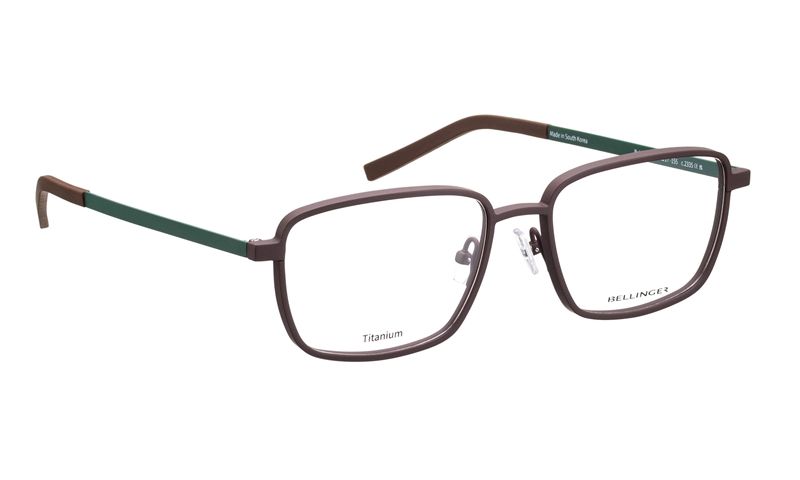 BELLINGER BOLDLINE-7 Brillestel (Form: Firkantet - Farve: Brun)