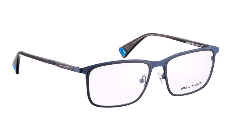 BELLINGER SPRINT-7 Brillestel (Form: Firkantet - Farve: Blå)
