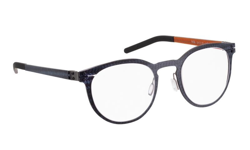 BLAC WILK Brillestel (Form: Panto - Farve: Blå)