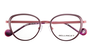BELLINGER ELLIPSE-1 Brillestel (Form: Cat Eye - Farve: Rød)