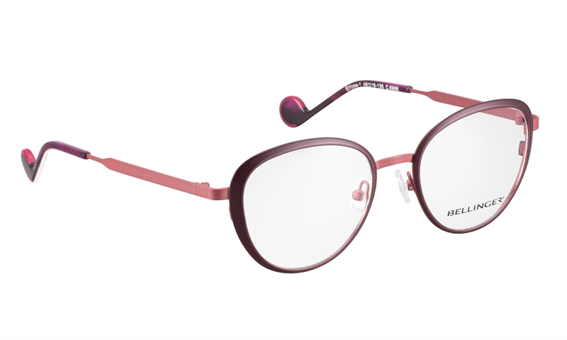 BELLINGER ELLIPSE-1 Brillestel (Form: Cat Eye - Farve: Rød)