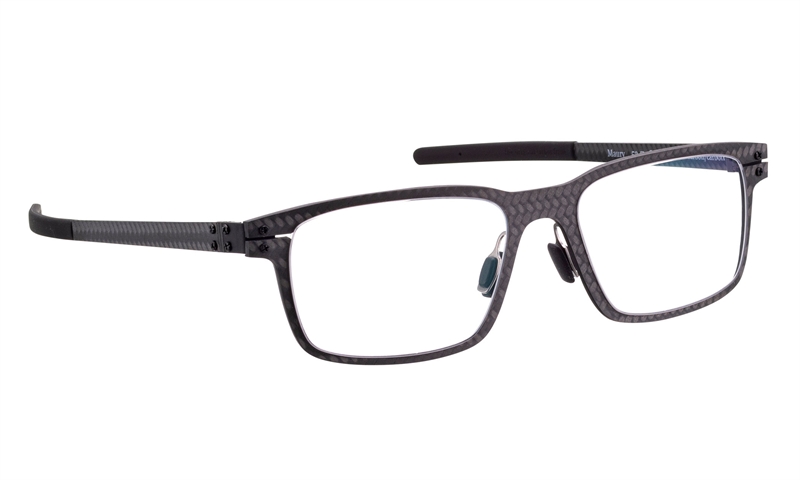 BLAC MAURY Brillestel (Form: Firkantet - Farve: Sort)