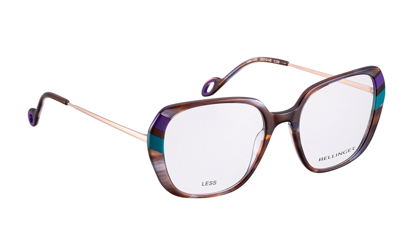 BELLINGER LESS-2589 Brillestel (Form: Summerbird - Farve: Brun)