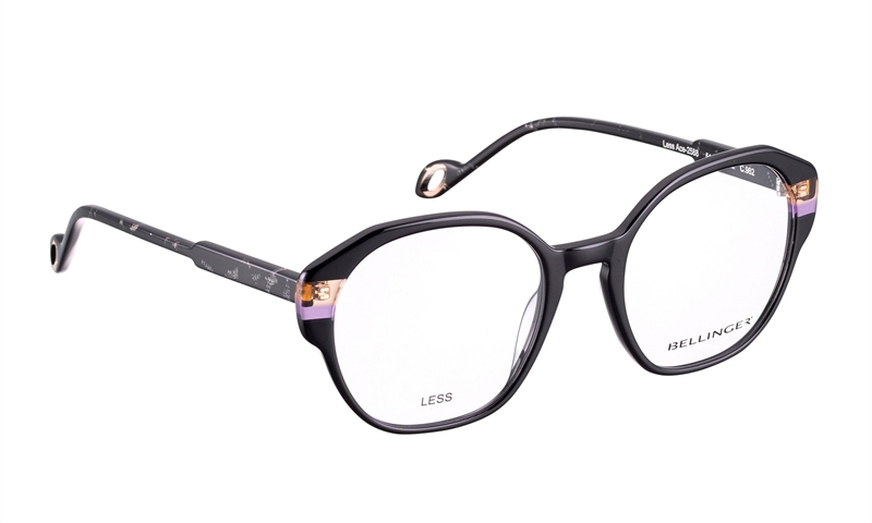 BELLINGER LESS-ACE-2588 Brillestel (Form: Cat Eye - Farve: Sort)