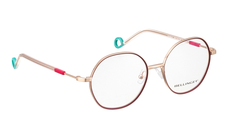 BELLINGER INCOLOR-1 Brillestel (Form: Summerbird - Farve: Guld)