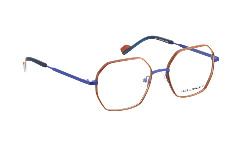 BELLINGER KARA-7 Brillestel (Form: Summerbird - Farve: Orange)