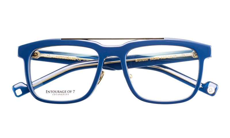 ENTOURAGE OF 7 BRONSON Brillestel (Form: Firkantet - Farve: Blå)