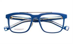 ENTOURAGE OF 7 BRONSON Brillestel (Form: Firkantet - Farve: Blå)