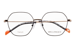 BELLINGER LESS-TITANIUM-2 Brillestel (Form: Summerbird - Farve: Sort)