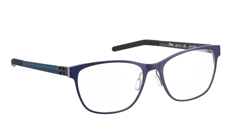 BLAC OLIVIA Brillestel (Form: Cat Eye - Farve: Blå)