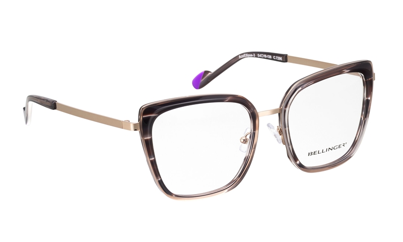 BELLINGER ACEELLIPSE-3 Brillestel (Form: Cat Eye - Farve: Grå)