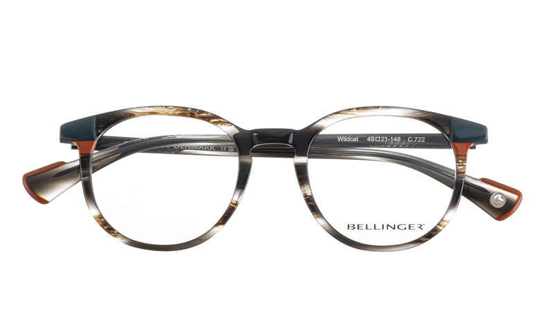 BELLINGER WILDCAT Brillestel (Form: Panto - Farve: Brun)