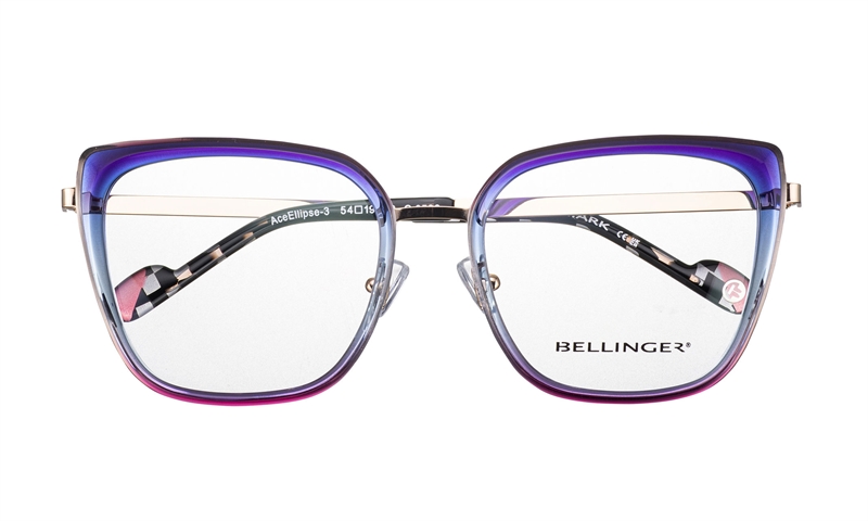 BELLINGER ACEELLIPSE-3 Brillestel (Form: Cat Eye - Farve: Lilla)
