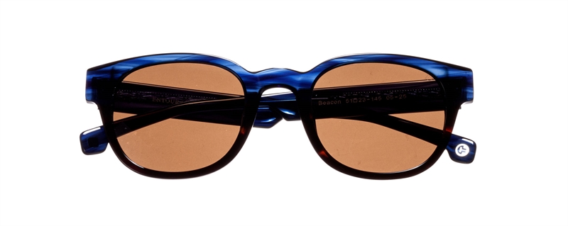 ENTOURAGE OF 7 BEACON Solbrille (Form: Panto - Farve: Blå)