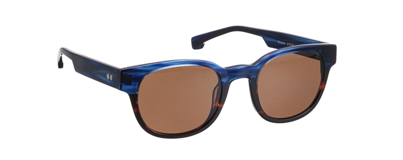 ENTOURAGE OF 7 BEACON Solbrille (Form: Panto - Farve: Blå)
