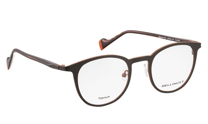 BELLINGER BOLDLINE-A32 Brillestel (Form: Panto - Farve: Brun)