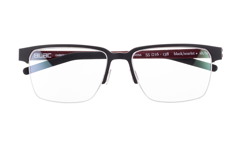 BLAC JENS Brillestel (Form: Firkantet - Farve: Sort)