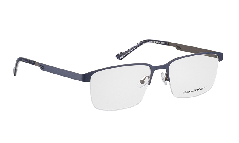 BELLINGER SONIC-6 Brillestel (Form: Firkantet - Farve: Blå)